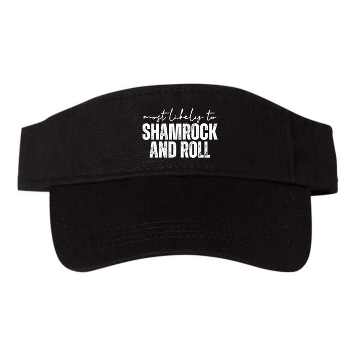 Most Likely To Shamrock And Roll St Patricks Visor