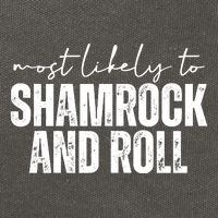 Most Likely To Shamrock And Roll St Patricks Cotton Canvas Backpack
