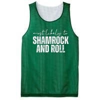 Most Likely To Shamrock And Roll St Patricks Mesh Reversible Basketball Jersey Tank