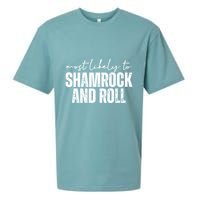 Most Likely To Shamrock And Roll St Patricks Sueded Cloud Jersey T-Shirt