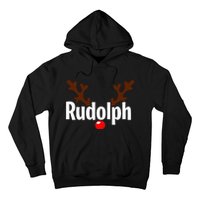 Most Likely To Try Ride Rudolph Funny Couples Christmas Hoodie