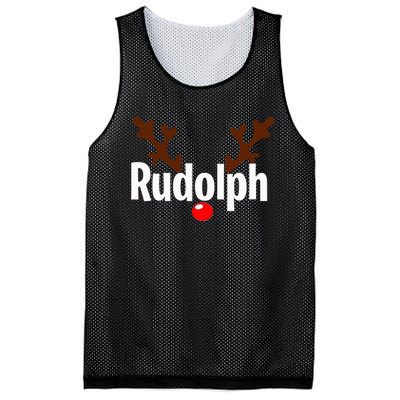 Most Likely To Try Ride Rudolph Funny Couples Christmas Mesh Reversible Basketball Jersey Tank