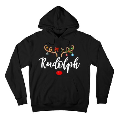 Most Likely To Try To Ride Rudolph Matching Couple Christmas Hoodie