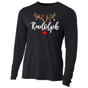 Most Likely To Try To Ride Rudolph Matching Couple Christmas Cooling Performance Long Sleeve Crew