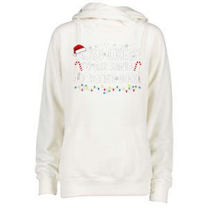 Most Likely To Ask Santa To Define Good Family Christmas Womens Funnel Neck Pullover Hood