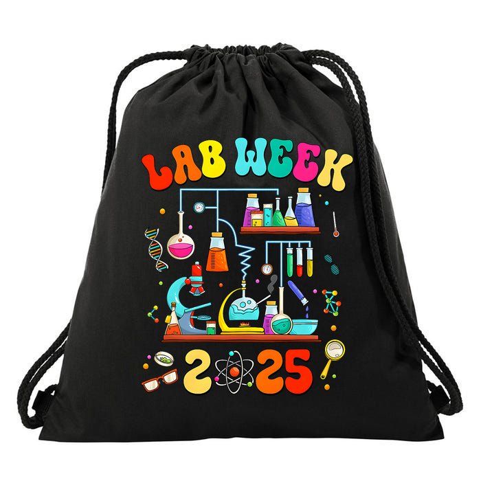 Med Lab Tech Lab Week 2025 Mystery Machine Of Diagnostics Drawstring Bag