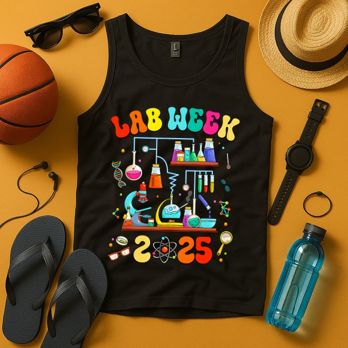 Med Lab Tech Lab Week 2025 Mystery Machine Of Diagnostics Tank Top