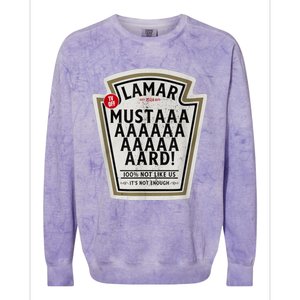 Mustard Lamar Tv Off Use Your Heart Colorblast Crewneck Sweatshirt