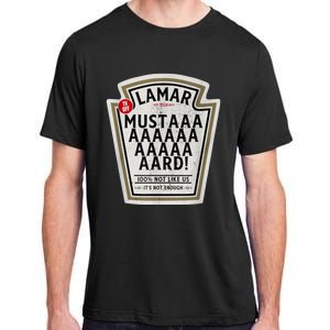 Mustard Lamar Tv Off Use Your Heart Adult ChromaSoft Performance T-Shirt