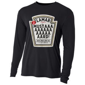 Mustard Lamar Tv Off Use Your Heart Cooling Performance Long Sleeve Crew