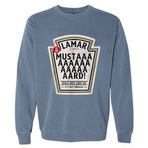 Mustard Lamar Tv Off Use Your Heart Garment-Dyed Sweatshirt