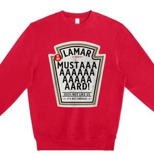 Mustard Lamar Tv Off Use Your Heart Premium Crewneck Sweatshirt