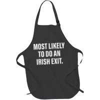 Most Likely To Do An Irish Goodbye Apron