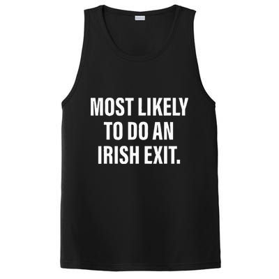 Most Likely To Do An Irish Goodbye PosiCharge Competitor Tank