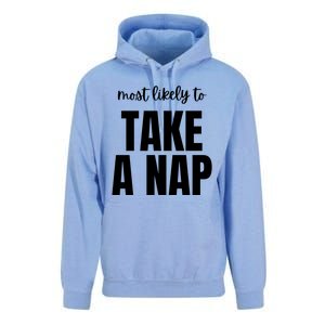 Most Likely To Take A Nap Unisex Surf Hoodie