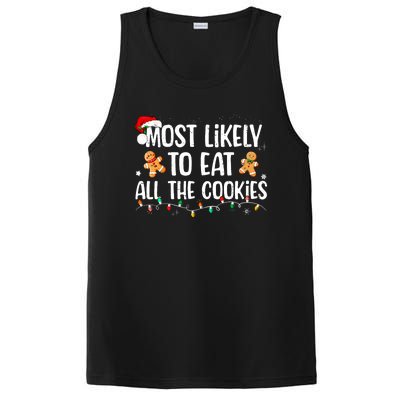 Most Likely To Eat All The Cookies Family Matching Christmas PosiCharge Competitor Tank