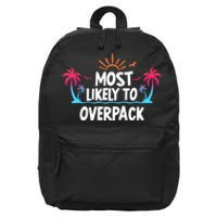 Most Likely To Overpack 16 in Basic Backpack