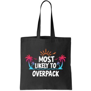 Most Likely To Overpack Tote Bag