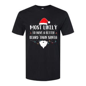 Most Likely To Have A Better Beard Than Santa Family Xmas  Softstyle CVC T-Shirt