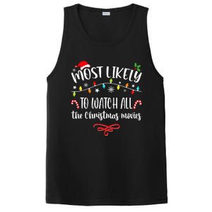 Most Likely To Watch All Christmas Movies Family Matching  PosiCharge Competitor Tank