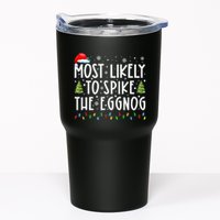 Most Likely To Spike The Eggnog Family Matching Christmas Tumbler