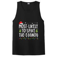 Most Likely To Spike The Eggnog Family Matching Christmas PosiCharge Competitor Tank