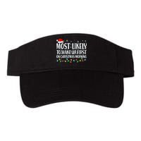 Most Likely To Wake Up First On Christmas Morning Xmas Light Visor
