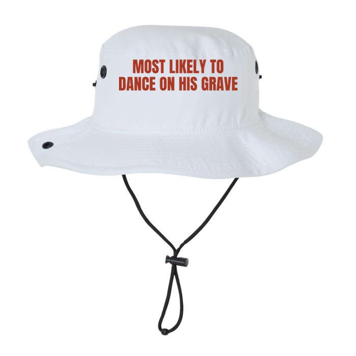 MOST LIKELY TO DANCE ON HIS GRAVE Bucket Hat