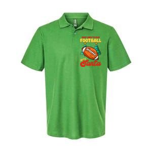 Most Likely To Play Football With Santa | Football Christmas Softstyle Adult Sport Polo