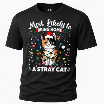 Most Likely To Bring Home A Stray Cat Matching Christmas Performance Shirt
