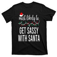 Most Likely To Christmas Matching Family Pajamas Funny T-Shirt