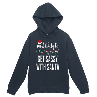 Most Likely To Christmas Matching Family Pajamas Funny Urban Pullover Hoodie