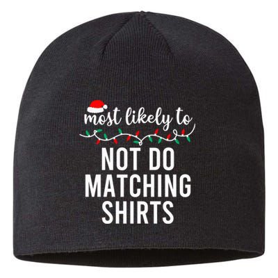 Most Likely To Christmas Shirt Matching Family Pajamas Funny Sustainable Beanie