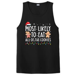 Most Likely To Eat All The Christmas Cookies Family Xmas PosiCharge Competitor Tank