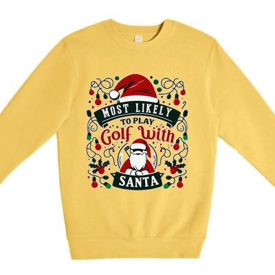 Most Likely To Christmas Funny Family Matching Ltsp Premium Crewneck Sweatshirt