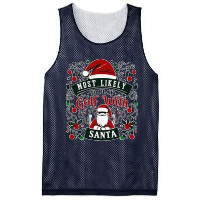 Most Likely To Christmas Funny Family Matching Ltsp Mesh Reversible Basketball Jersey Tank