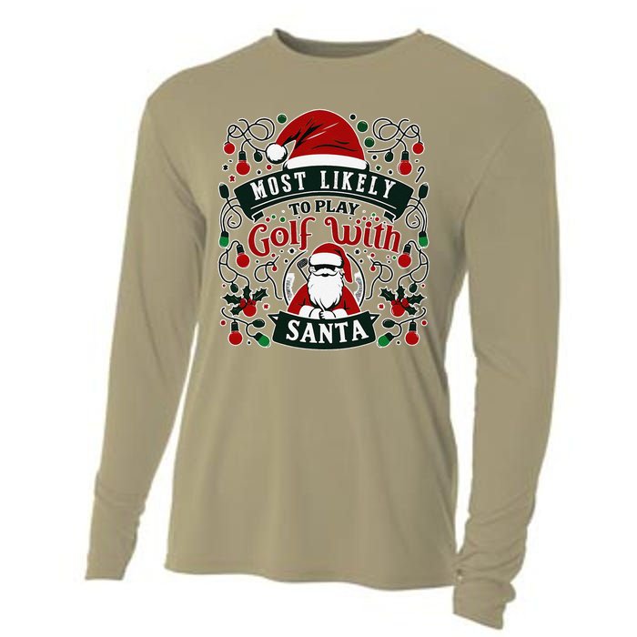 Most Likely To Christmas Funny Family Matching Ltsp Cooling Performance Long Sleeve Crew