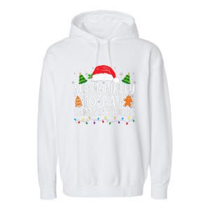 Most Likely To Eat Santas Cookies Christmas Family Matching Garment-Dyed Fleece Hoodie