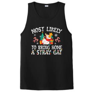 Most Likely To Bring Home A Stray Cat Matching Christmas PosiCharge Competitor Tank