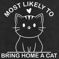 Most Likely To Bring Home A Cat Funny Trucker Hat
