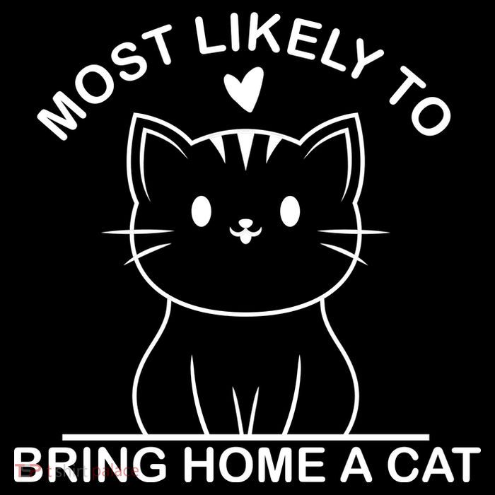 Most Likely To Bring Home A Cat Funny Tank Top