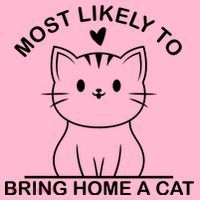 Most Likely To Bring Home A Cat Funny Premium T-Shirt