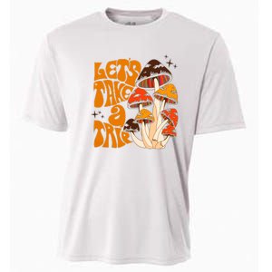 Mushroom Lets Take A Trie Cooling Performance Crew T-Shirt