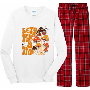 Mushroom Lets Take A Trie Long Sleeve Pajama Set