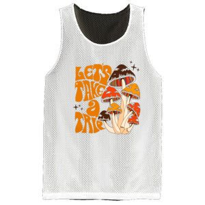 Mushroom Lets Take A Trie Mesh Reversible Basketball Jersey Tank