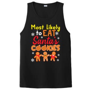 Most Likely To Eat Santas Cookies Family Christmas Gift PosiCharge Competitor Tank