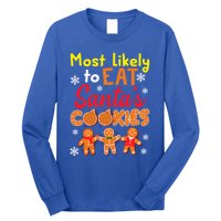 Most Likely To Eat Santas Cookies Family Christmas Gift Long Sleeve Shirt