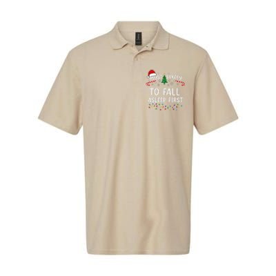 Most Likely To Fall Asleep First Family Matching Christmas Softstyle Adult Sport Polo