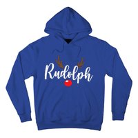 Most Likely To Try Ride Rudolph Funny Couples Christmas Hoodie