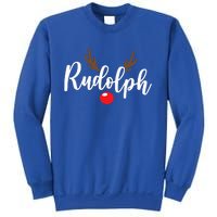 Most Likely To Try Ride Rudolph Funny Couples Christmas Sweatshirt